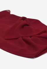 Max Mara Silk Georgette Scarf Red 2614541092600MXASTARNA015_b35cb225-59d8-4960-a6b4-7096daec989d