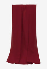 Max Mara Silk Georgette Scarf Red 2614541092600MXASTARNA015_b35cb225-59d8-4960-a6b4-7096daec989d