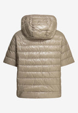 Herno Reversible Short-Sleeved Down Jacket Pink PI002222D12017Z4019_be759187-ccf3-4622-9f15-df4c3761b298