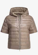 Herno Reversible Short-Sleeved Down Jacket Pink PI002222D12017Z4019_be759187-ccf3-4622-9f15-df4c3761b298