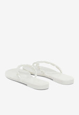 Tory Burch Gemini Link Jelly Flip-Flops White 171312100_cd15082b-caad-417e-b4a2-170c8bb06bbe