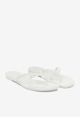 Tory Burch Gemini Link Jelly Flip-Flops White 171312100_cd15082b-caad-417e-b4a2-170c8bb06bbe