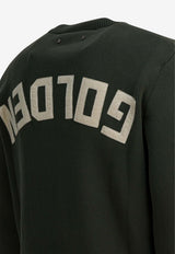 Golden Goose DB Reversed GOLDEN Sweatshirt Dark Green GMP00841P00197235674_81f6589b-8c38-4d0d-a536-2549fd86b94d