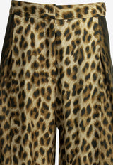 Sportmax Oblo Leopard Print Silk Twill Pants Brown 2612131052600SPXOBLO001_d31ad1db-86ee-457d-a6fc-90de3dd6da53