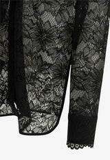 Sportmax Cachi Floral Lace Shirt Black 2612911012600SPXCACHI002_d7e71f78-179a-4620-9b43-5eb513b0b7d3