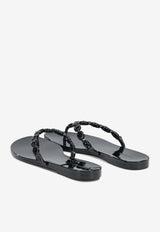 Tory Burch Gemini Link Jelly Flip-Flops Black 171312001_a8afefe7-1bc2-4088-b328-ea16d8018a4d