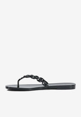 Tory Burch Gemini Link Jelly Flip-Flops Black 171312001_a8afefe7-1bc2-4088-b328-ea16d8018a4d