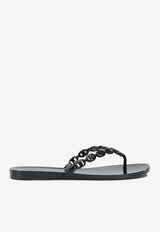 Tory Burch Gemini Link Jelly Flip-Flops Black 171312001_a8afefe7-1bc2-4088-b328-ea16d8018a4d