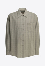 Our Legacy Above Pigment-Treated Casual Shirt Gray M2262ASTSAGE_e7749164-d2fc-41c2-9bf7-68b177d50dca