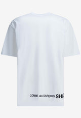 Comme Des Garçons Shirt Reversed Logo Print T-shirt White FQ-T008-S263 WHITE_96d9ab3a-d7ea-42cf-84e4-3c1002908cfb