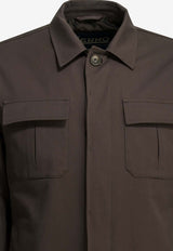 Herno Classic Buttoned Overshirt Brown GI000634U13286S8800_a2b66bc7-3a47-4298-b221-70211e6dad6f