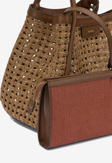 Max Mara Medium Marine Woven Handbag Beige 2614511072600MXAMARINECES001_81805cad-f299-4ef4-af38-6025b128c652