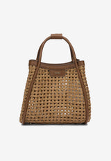 Max Mara Medium Marine Woven Handbag Beige 2614511072600MXAMARINECES001_81805cad-f299-4ef4-af38-6025b128c652
