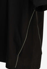 Comme Des Garçons Shirt Zipped Crewneck T-shirt Black FQ-T010-S261 BLACK_ffe3ef27-7aac-4880-8a17-72afbac174dd