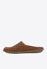 Roma Woven Leather Slippers