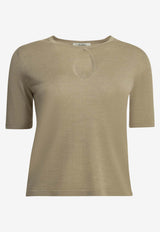 Max Mara Valido Silk-Blend Knit Top Beige 2611361029600MXPVALIDO001_f64c8168-5298-406d-b390-9fa3b9f50cda