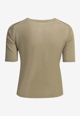 Max Mara Valido Silk-Blend Knit Top Beige 2611361029600MXPVALIDO001_f64c8168-5298-406d-b390-9fa3b9f50cda