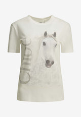 Chloé Faded Horse Print T-shirt White CH26SJH11802101_87d635da-f8f8-4ab4-9e67-a77e9c8bec68
