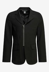 Comme Des Garçons Shirt Single-Breasted Zip-Up Blazer Black FQ-J501-S261 BLACK_bfaedd62-8bc6-47f4-8c59-16f5bbbd0a85