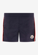 Moncler Kids Boys Logo Patch Swim Shorts Navy 2C00005-53326742_8bac1a87-3691-4259-9a55-ff143acccc6c