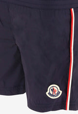 Moncler Kids Boys Logo Patch Swim Shorts Navy 2C00005-53326742_8bac1a87-3691-4259-9a55-ff143acccc6c
