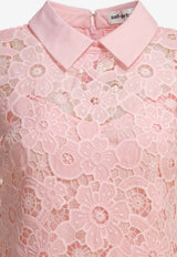 Self-Portrait Floral Lace Mini Dress Pink SS26-164SA-PPINK_b8c40a02-e01c-4bce-aff0-9b24f3fd7941