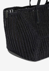 Brunello Cucinelli Large BC Duo Raffias Mesh Tote Bag Black MB97D2571C101_d4db2ee2-d4a3-4e89-8689-dc6ca5eabe4f