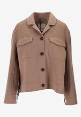 S Max Mara Simona Buttoned Wool Shirt Color 2619041101600SMMSIMO_089