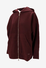 Max Mara Etuania Felpa Hooded Sweatshirt Red 2521926012600ETUANIA_002