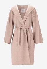 Max Mara Lilia Belted Single-Breasted Coat Pink 2521016061600LILIA_032