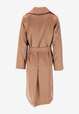 Max Mara Manuela Belted Single-Breasted Coat Brown 2521016062600MANUELA_001