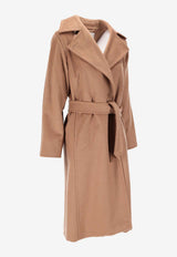Max Mara Manuela Belted Single-Breasted Coat Brown 2521016062600MANUELA_001