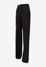 Max Mara Fernet Straight-Leg Tailored Pants Black 2521136121600FERNET_004