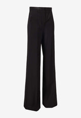 Max Mara Fernet Straight-Leg Tailored Pants Black 2521136121600FERNET_004