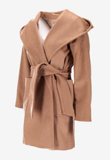 Max Mara Rialto Belted Single-Breasted Coat Brown 2521016072600RIALTO_001