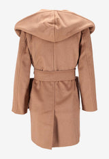 Max Mara Rialto Belted Single-Breasted Coat Brown 2521016072600RIALTO_001
