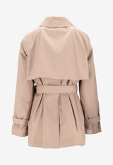 Max Mara The Cube Calle Belted Double-Breasted Trench Coat Beige 2619021114600MTCCALL_013