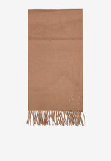 Max Mara Dalia Knit Rectangular Scarf Beige 2524546311600WSDALIA_013