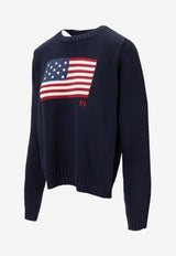 Ralph Lauren Iconic USA Flag Sweater Navy 211896939001