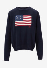 Ralph Lauren Iconic USA Flag Sweater Navy 211896939001