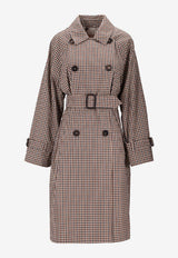 Max Mara The Cube Fate Patterned Water-Repellent Trench Coat Multicolor 2619021154600MTCFATE_001
