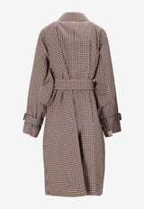 Max Mara The Cube Fate Patterned Water-Repellent Trench Coat Multicolor 2619021154600MTCFATE_001