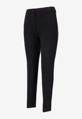 Max Mara Pegno Straight-Leg Tailored Pants Black 2521786021600PEGNO_008