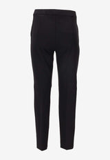 Max Mara Pegno Straight-Leg Tailored Pants Black 2521786021600PEGNO_008