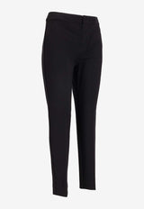 Max Mara Pegno Straight-Leg Tailored Pants Black 2521786021600PEGNO_008