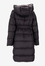 Max Mara The Cube Seipar Water-Repellent Padded Long Jacket Black 2529496015600SEIPAR_009