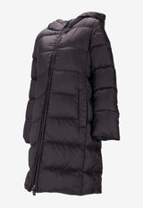 Max Mara The Cube Seipar Water-Repellent Padded Long Jacket Black 2529496015600SEIPAR_009