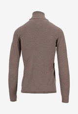 Max Mara Meana High-Neck Knitted Sweater Beige 2521366072600MEANA_003