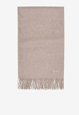 Max Mara Baci Knit Rectangular Scarf Beige 2524546331600BACI_021