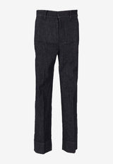 S Max Mara Fresis Straight-Leg Washed Jeans Color 2529186041600FRESIS_001